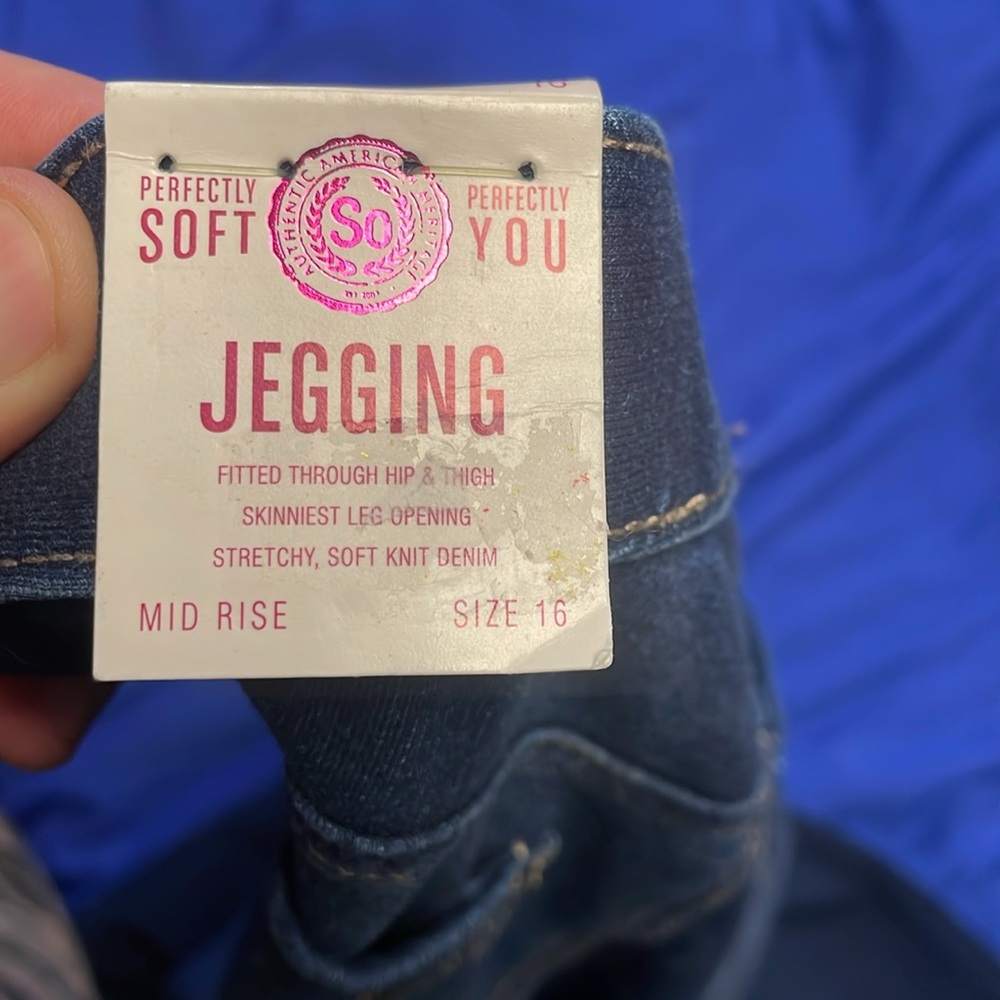 Jeggings sz 16 junior - Picture 4 of 4